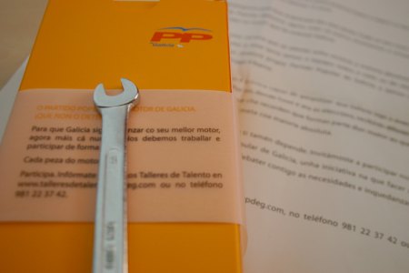 ferramenta que fue enviada por el PP a altos cargos de la Xunta